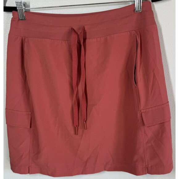 RBX Active Womens Cargo Style Skort Medium Rose Pink Quick Dry Pockets Pull On - Picture 1 of 13